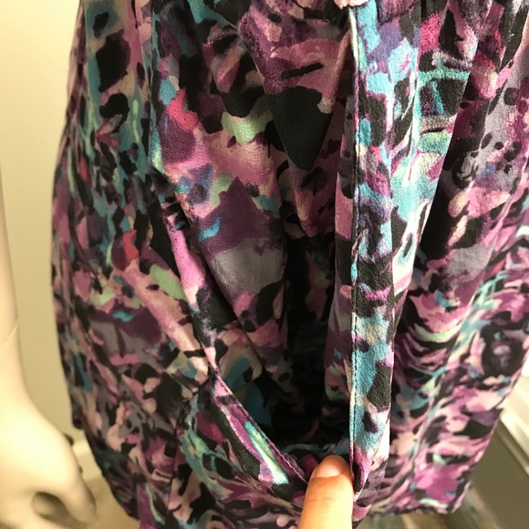 SOLD - Bar III Silk Mini Dress - Picture 4 of 8